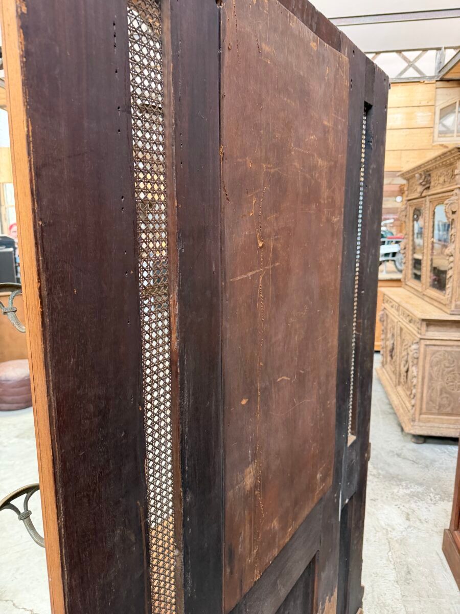 Large mahogany entrance wardrobe