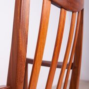 Mid Century Teak & Leather Dining Chairs by Leslie Dandy for G-Plan, 1960