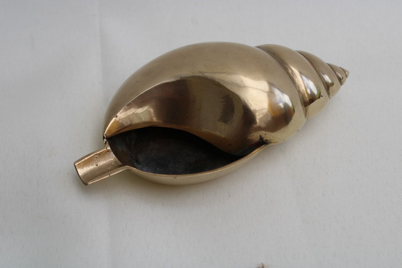 Brass ashtray