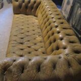 Canapé Chesterfield 2 ocre