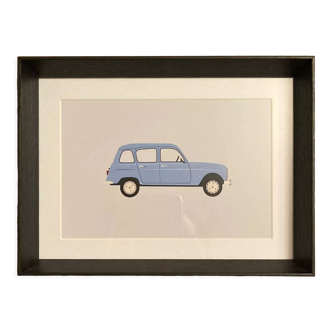 Deco design frame - renault 4l r4