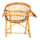 Vintage balcony garden furniture armchairs and table bamboo and rattan 1960