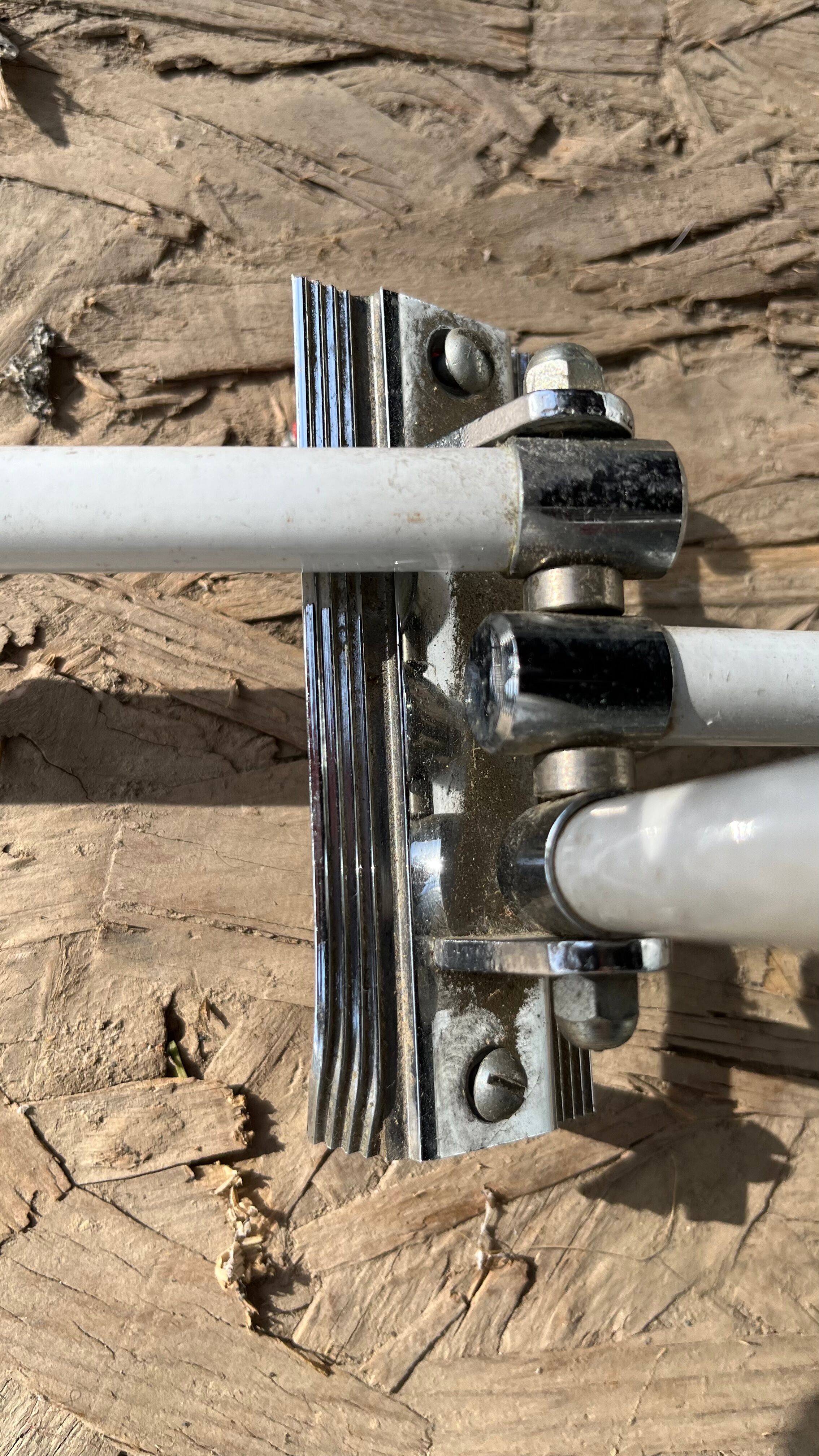 Vintage 3-branch towel rack