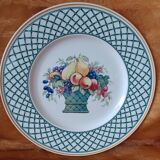 6 Villeroy and Boch Plates, Basket, diameter 26.5 cm