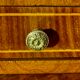 Louis XVI style dressing table in rosewood marquetry