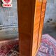 Meuble classeur double rideau vintage en chêne clair - Années 50