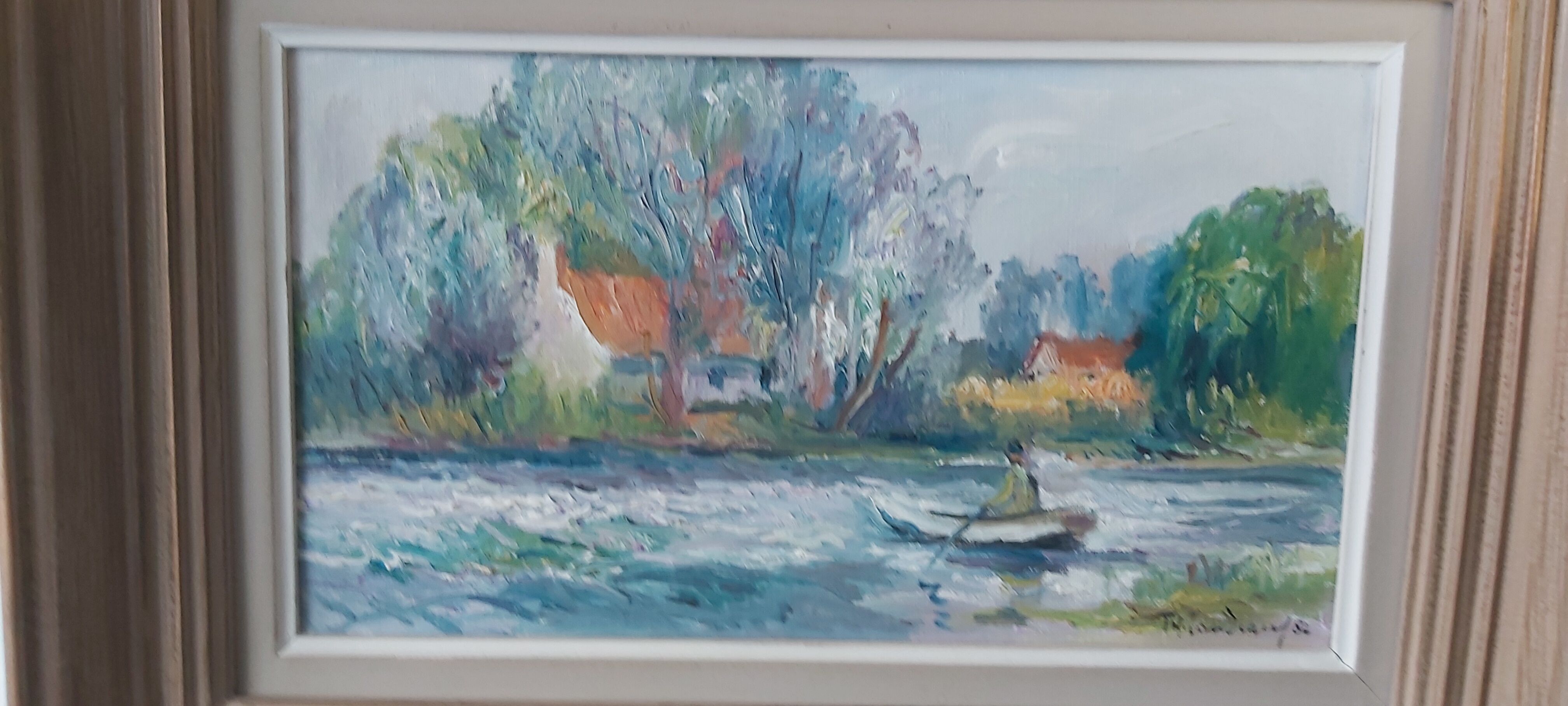 Landscape oil on canvas signed