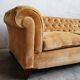 Canapé chesterfield velours 50'