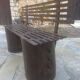 Banc bois de palmier