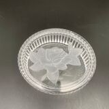 Decorative box in pink glass