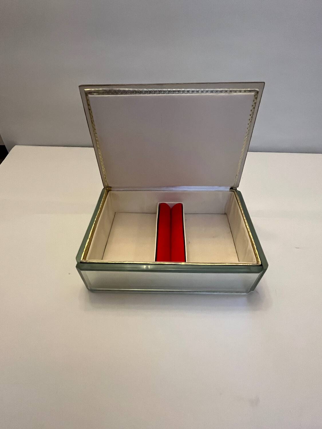 Beveled Mirror Jewelry Box