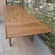 Table de ferme chêne 320 cm avec allonges 
