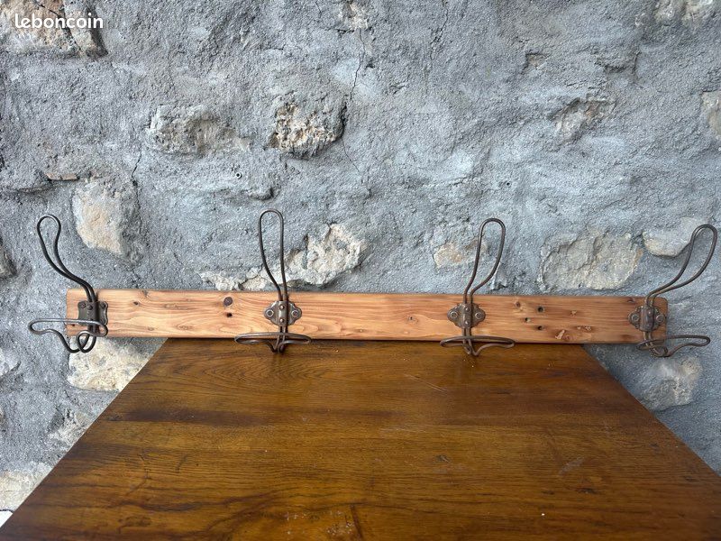 Vintage coat rack hooks