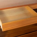 Classic shelving system from the 1950s in teak veneer by Poul Cadovius for Cado