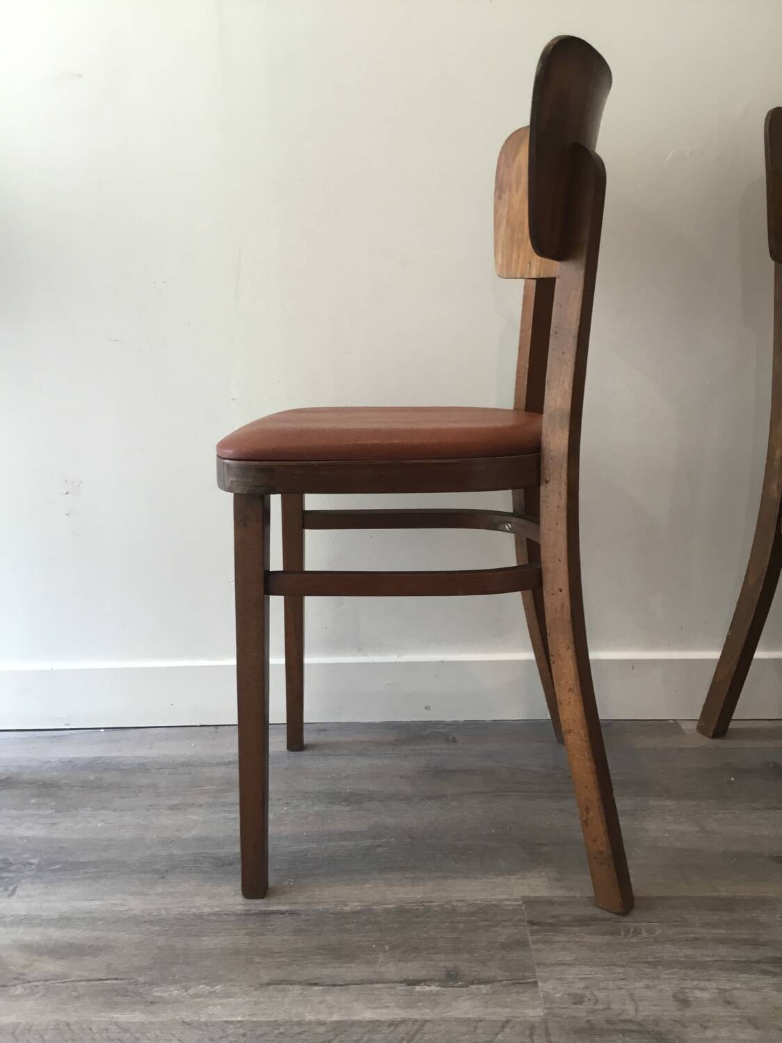 Set of 3 Thonet bistro chairs