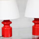 Pair of Danish bedside lamps 70