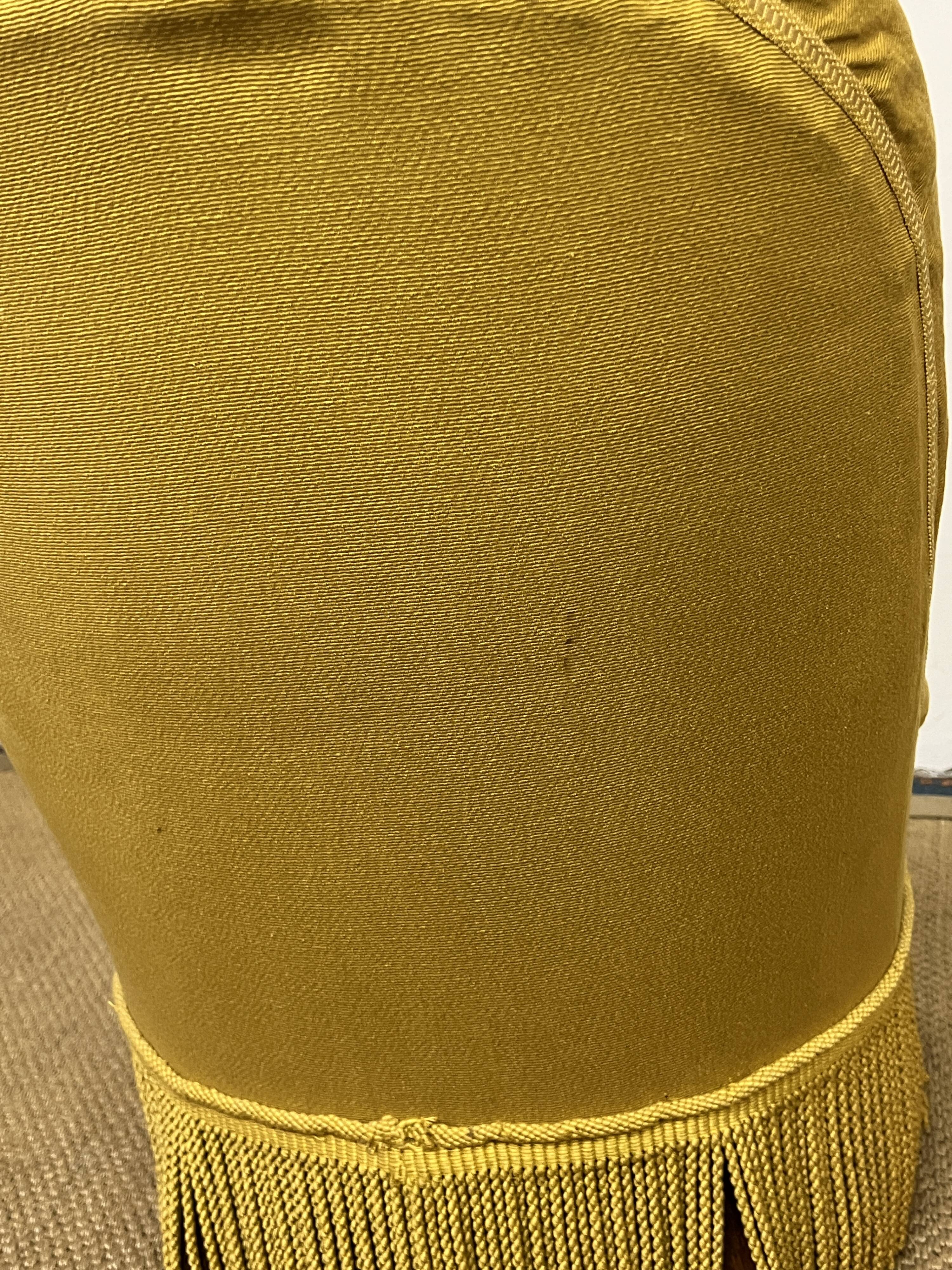 Mustard toad armchair