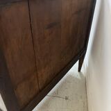 Commode de style Louis XVI en chêne massif XIX siècle