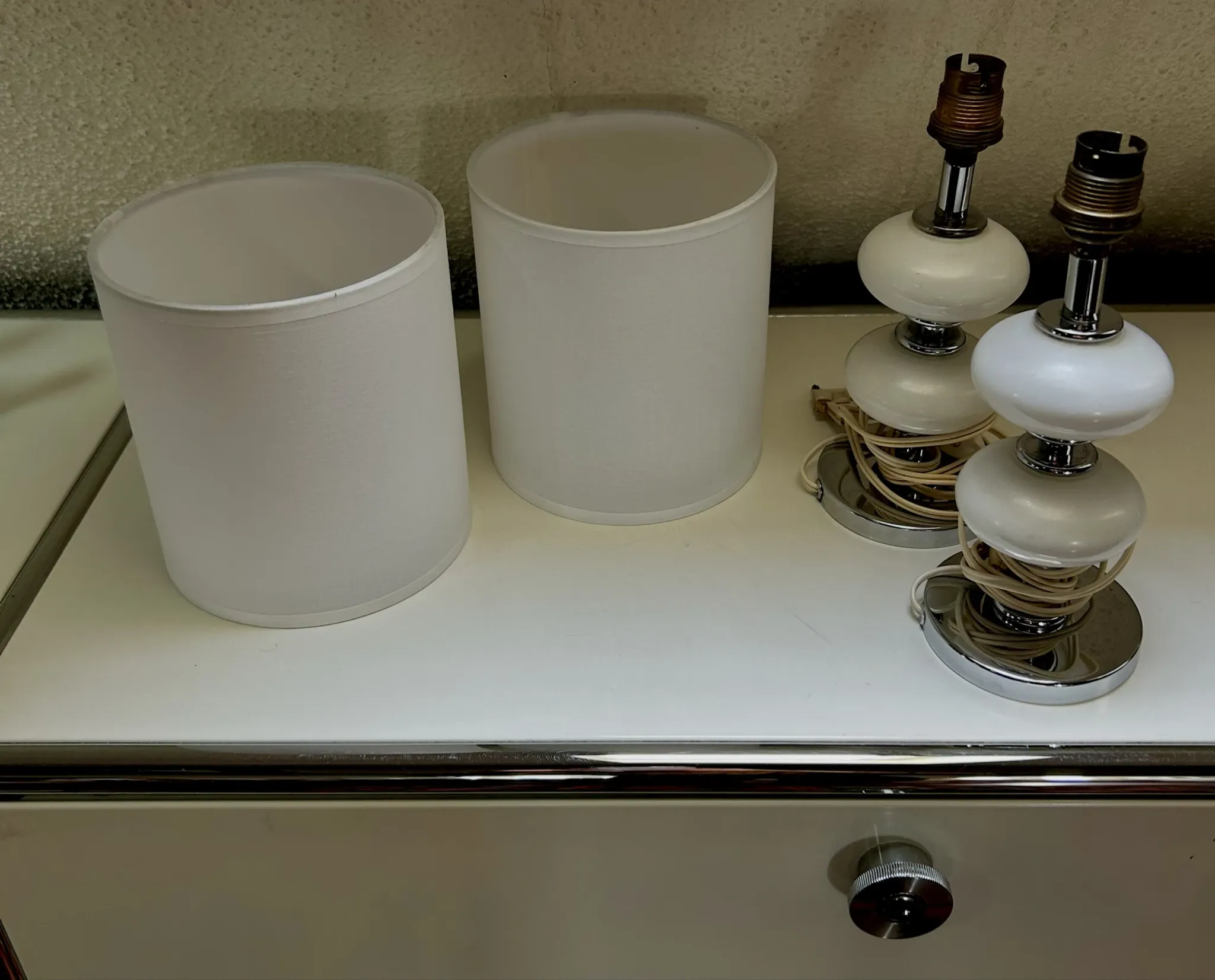 Pair of 70's lamps