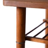 Table basse à roulettes des années 50