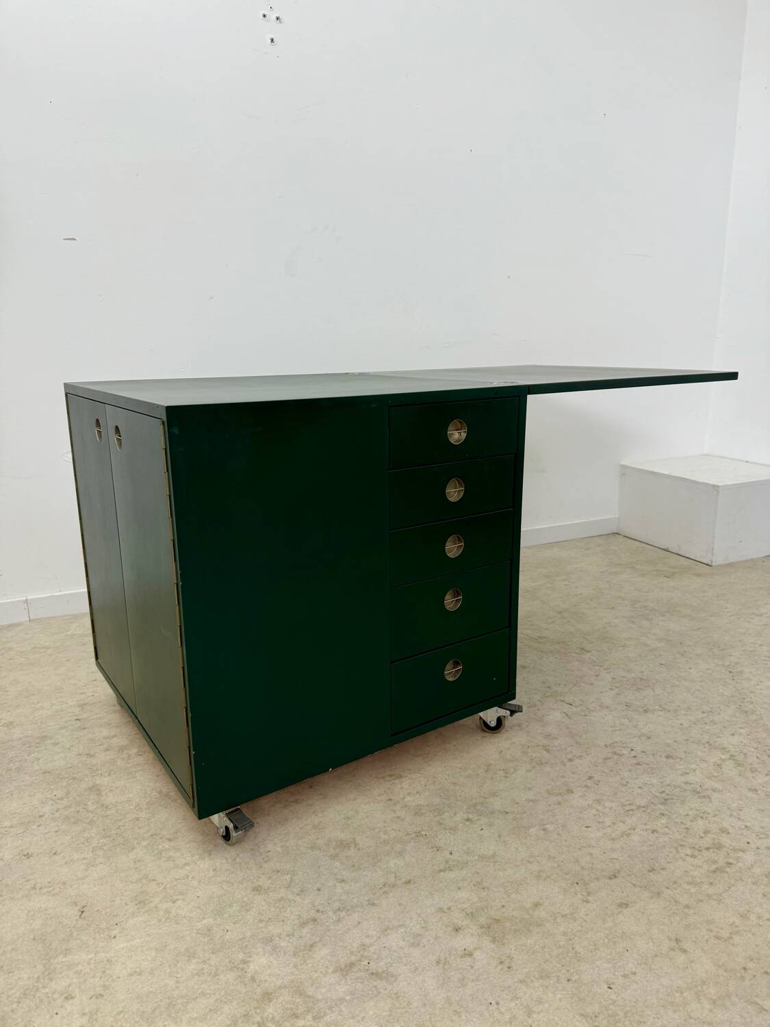 Old small modular desk from the 70s designed by Verena Huber, Flair Boy model