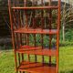 Shelves, rattan bookshelf