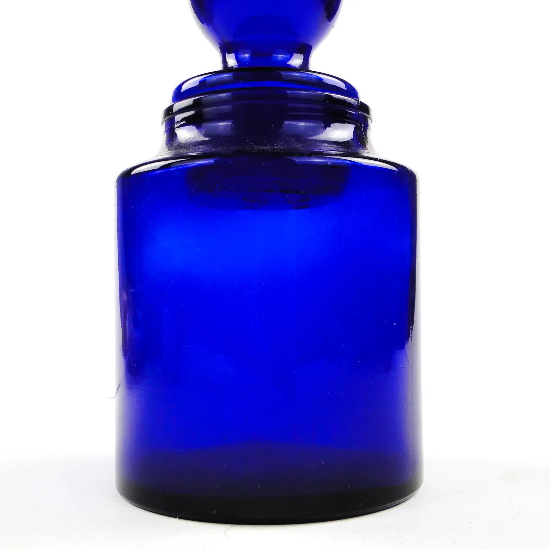 Minimalism bonbonniere, pressed glass, HSG Prądniczanka, Poland, 1970s