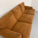 Three-seater alcantara canapé design by Tobia Scarpa for BB ITALIA vintage.
