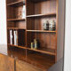 HP Hansen rosewood sideboard with bookcase, 1960's