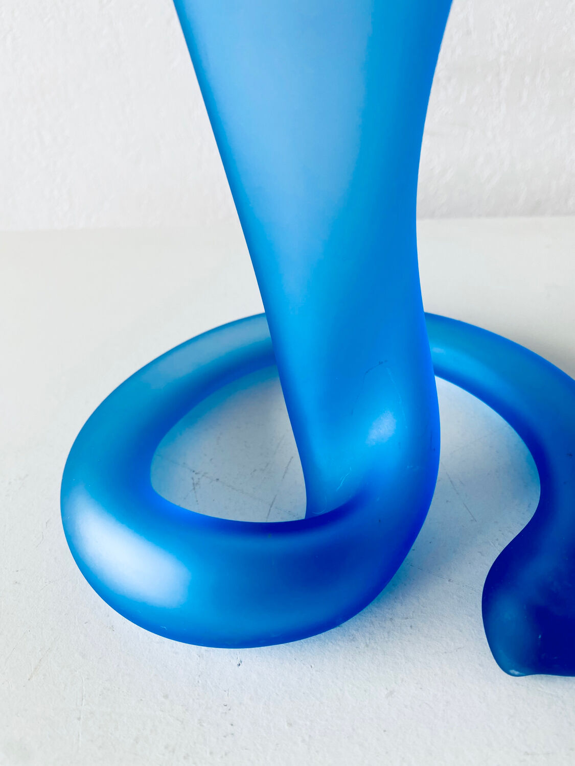 Large tulip vase or corolla in Murano glass