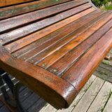 Old Parisian metro bench