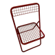 PRODUCT POP UP CHRISTMAS 2022 - Red metal folding chair