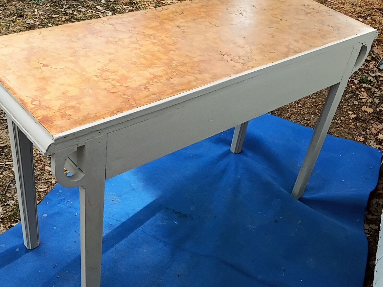 Grey vintage console