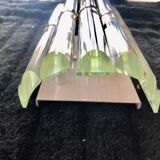 Venini sconce glass and gilded structure