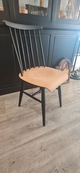 Series of six chairs Fanett by Ilmari Tapiovaara 1960
