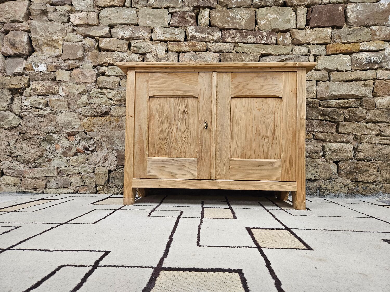 Vintage low sideboard fir 1960