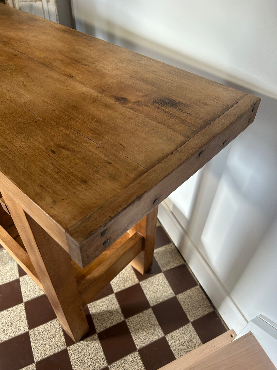Vintage beech table