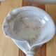 Vide poche coquille en porcelaine irisée