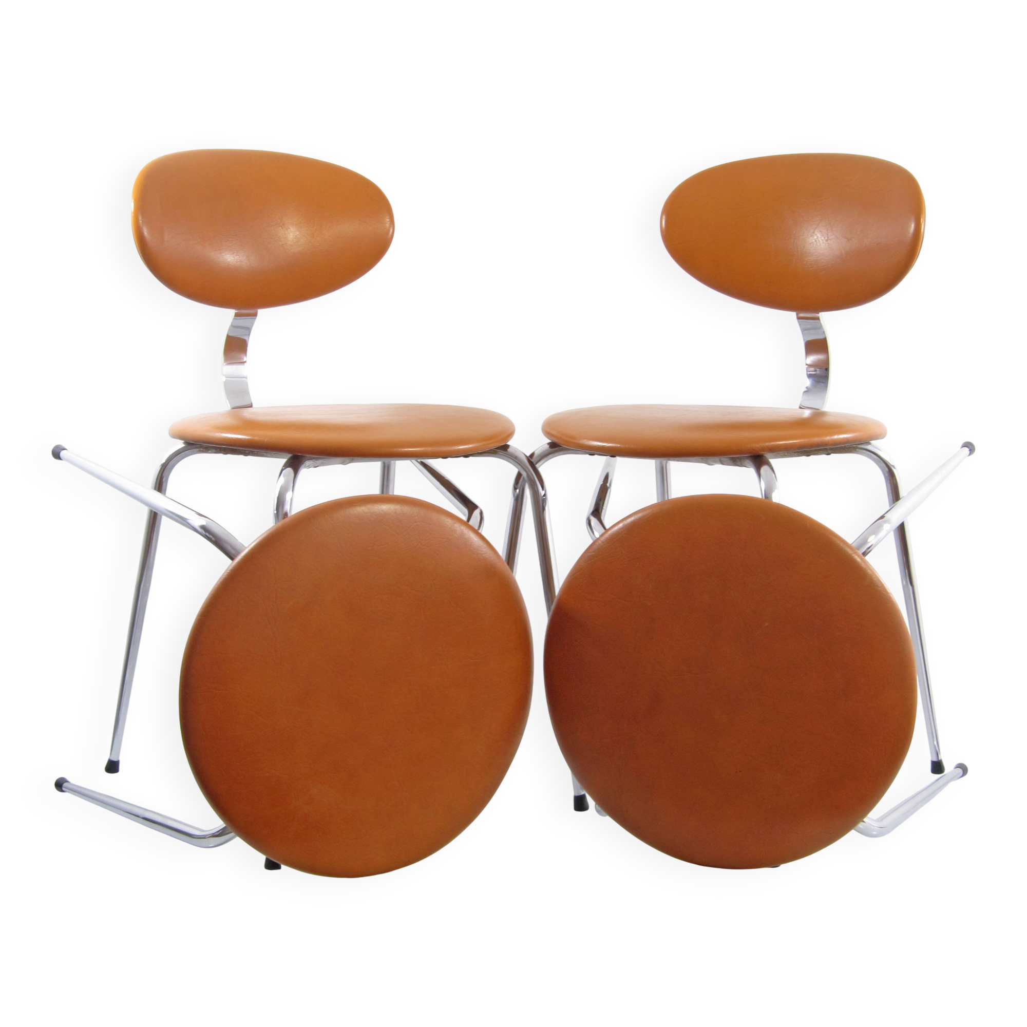Mid-Century Modern Chairs & Stools by Rudy Verelst for Novalux, 1960s