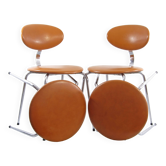 Mid-Century Modern Chairs & Stools by Rudy Verelst for Novalux, 1960s