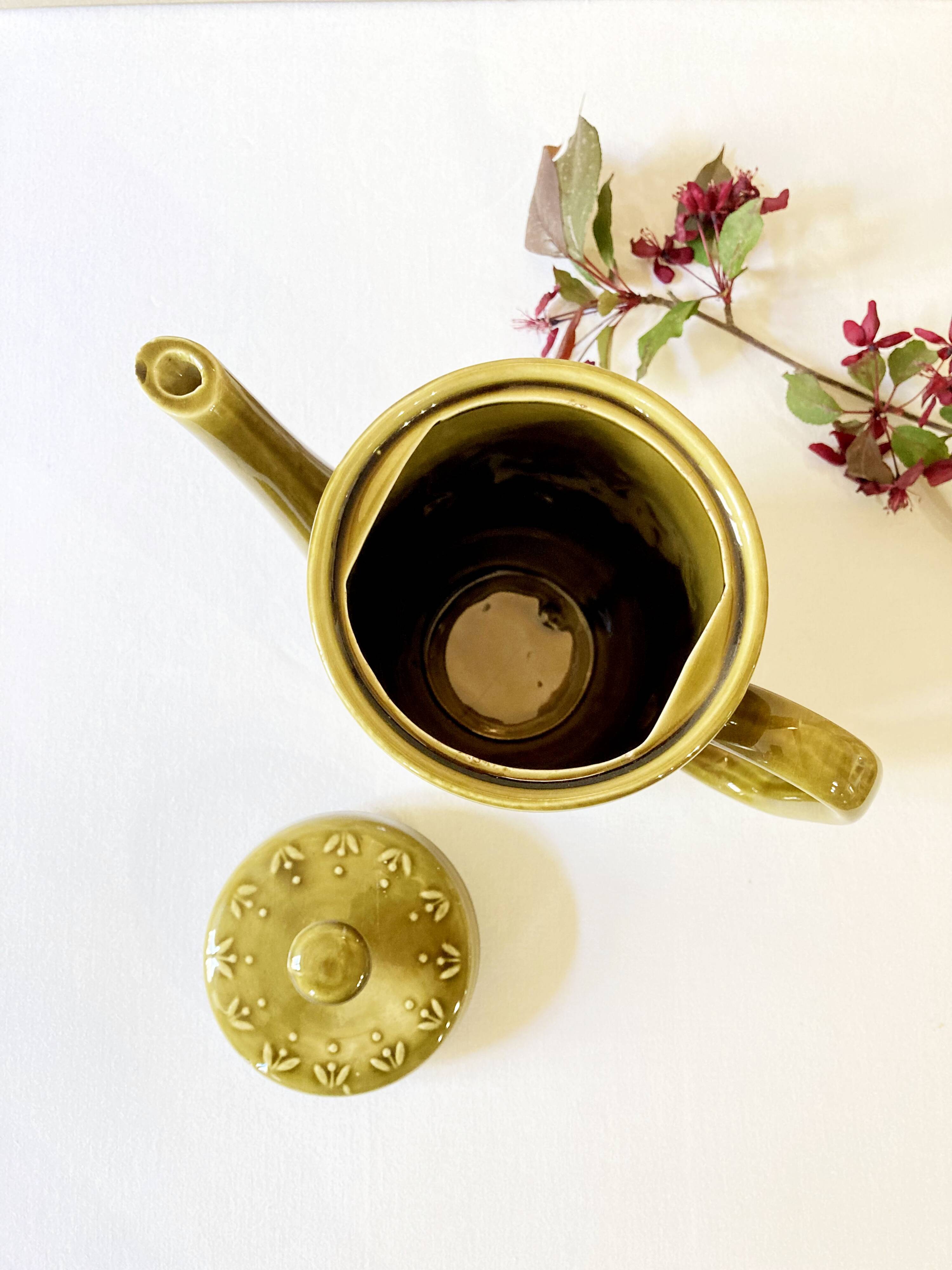 Sarreguemines ceramic coffee maker