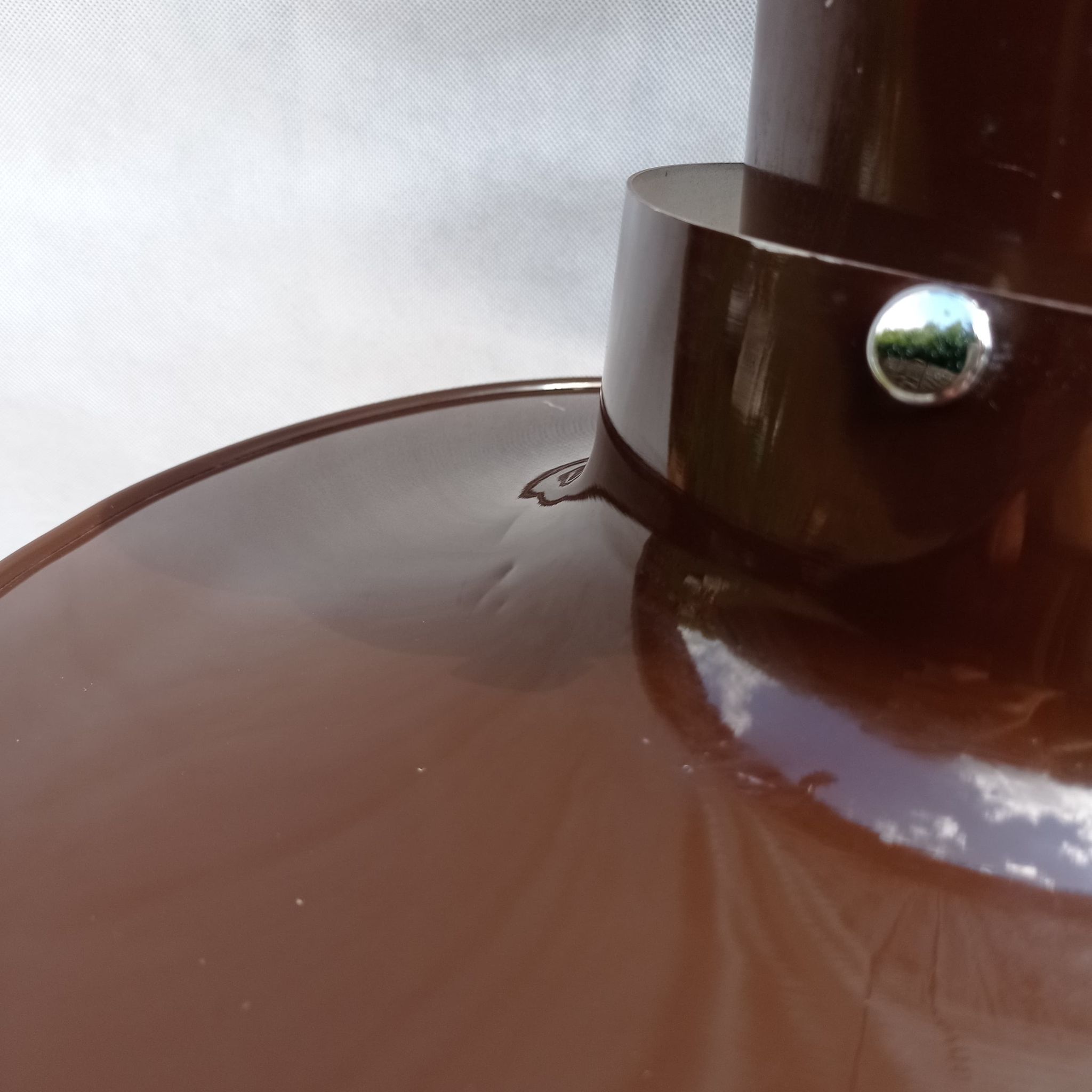 Hanging bronze UFO lamp from Ikea