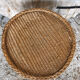 Diabolo coffee table in vintage woven wicker #a040