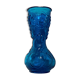 Italian vase in blue glass around the 1970s dimension: H-25cm- D-10cm-