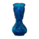 Italian vase in blue glass around the 1970s dimension: H-25cm- D-10cm-