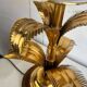 VINTAGE HIGH TABLE LAMP WITH “GOLDEN” PALM TREES, HANS KÖGL STYLE