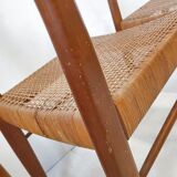 Suite of 4 vintage chairs Consorzio Sedie Friuli