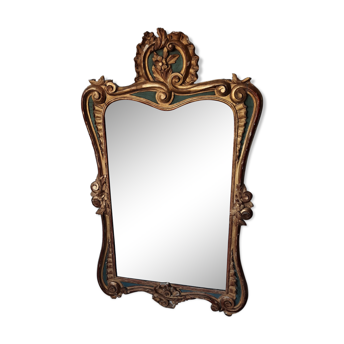 Mirror 19th gilded wood