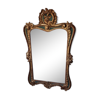 Mirror 19th gilded wood