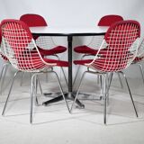 Herman Miller Table 6x Charles Eames DKR Chairs Set 1960s